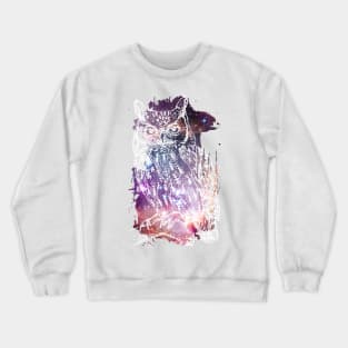 Cosmic Owl Crewneck Sweatshirt